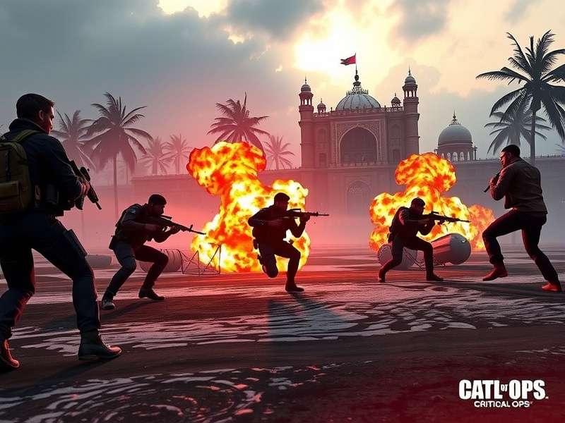 Critical Ops गेमप्ले स्क्रीनशॉट - टीम बैटल