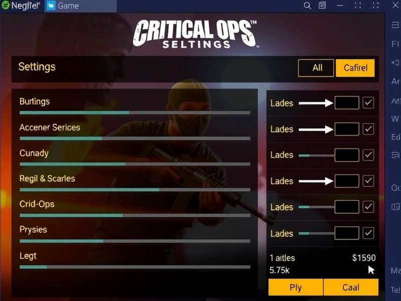 Critical Ops सेंसिटिविटी सेटिंग्स चार्ट