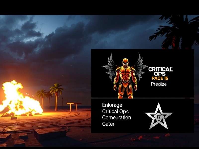 Critical Ops PC gameplay running at ultra settings on a widescreen monitor