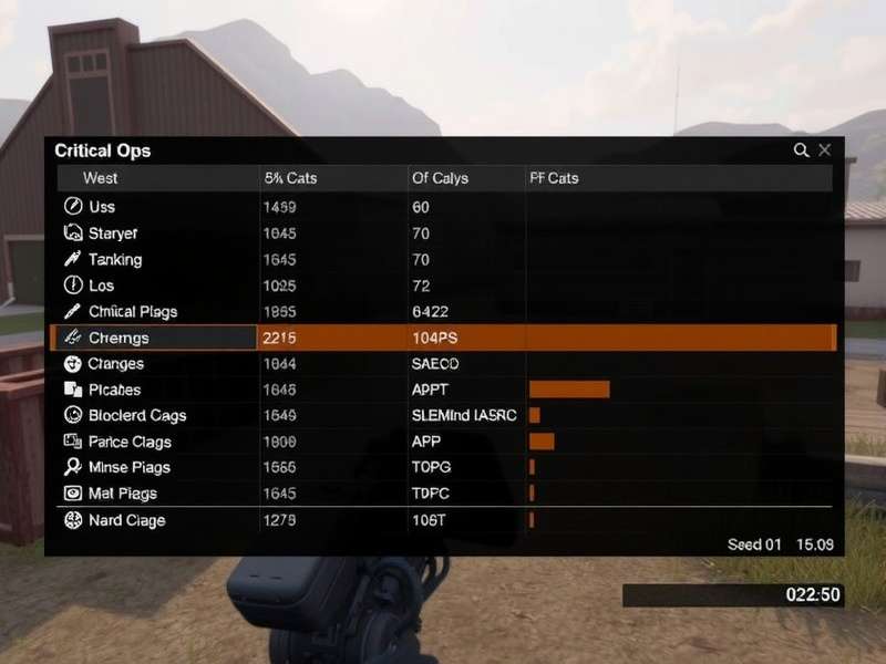 Critical Ops gameplay screenshot showing graphics settings comparison