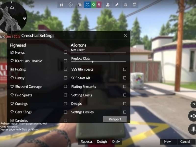Visual comparison of different Critical Ops crosshair styles for tactical advantage