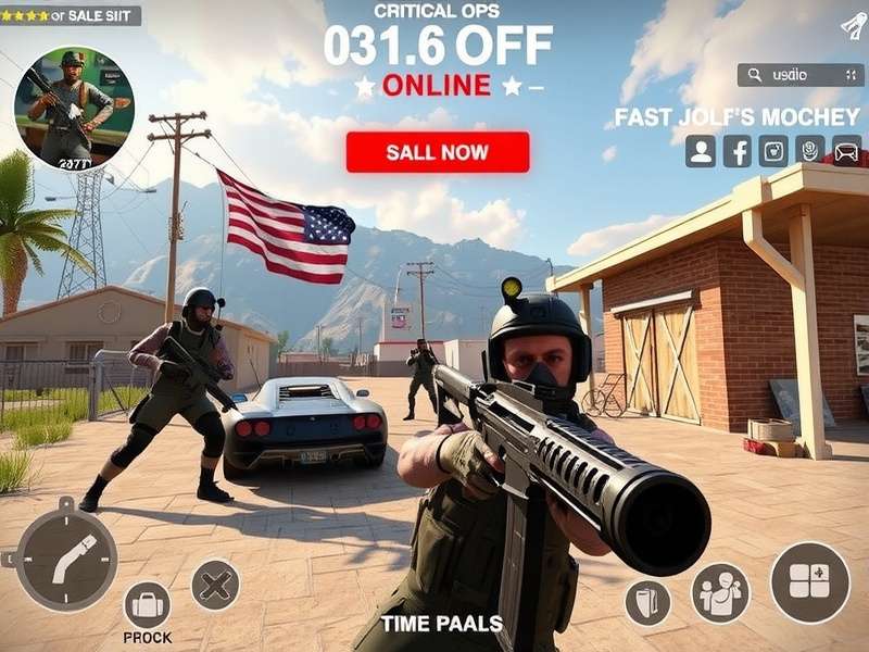 Critical Ops Gameplay Screenshot showing intense combat