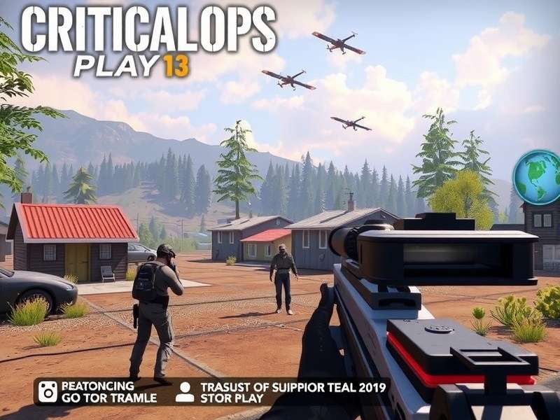 Competitive Mobile FPS Gameplay - Critical Ops Action Scene