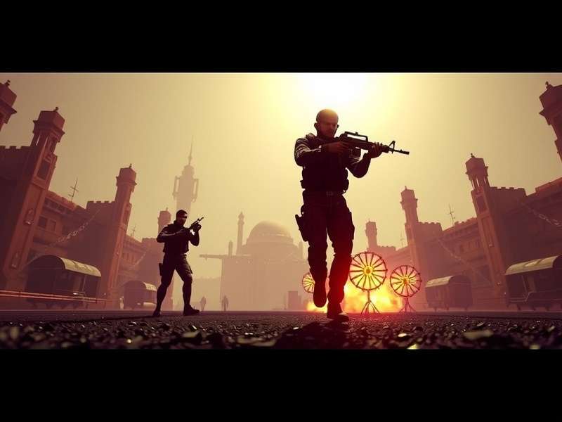 Professional gamer editing a Critical Ops montage on a multi-screen setup