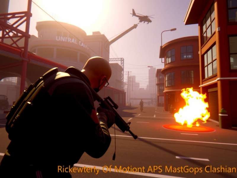 Professional gamer hands on controller and mobile device playing Critical Ops