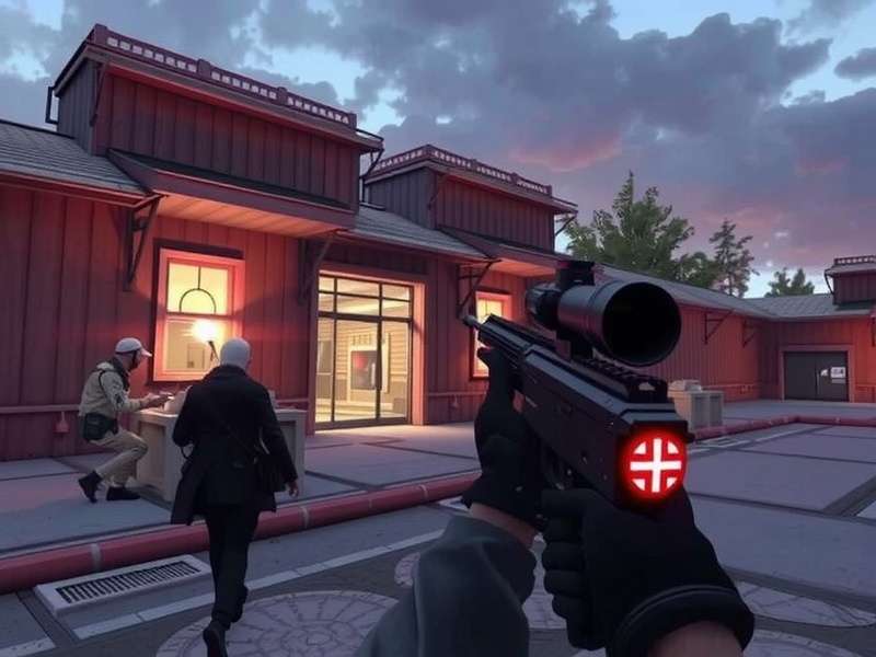 Critical Ops gameplay screenshot showing tactical combat on a urban map