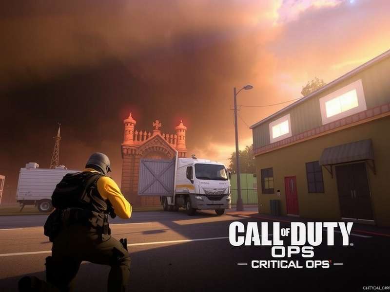 Critical Ops weapon selection and customization screen