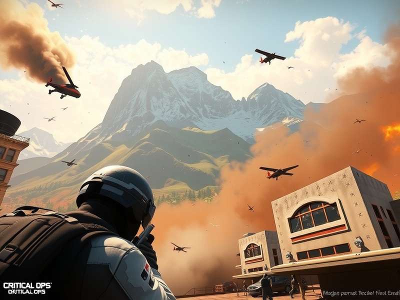 Critical Ops gameplay screenshot showing tactical combat