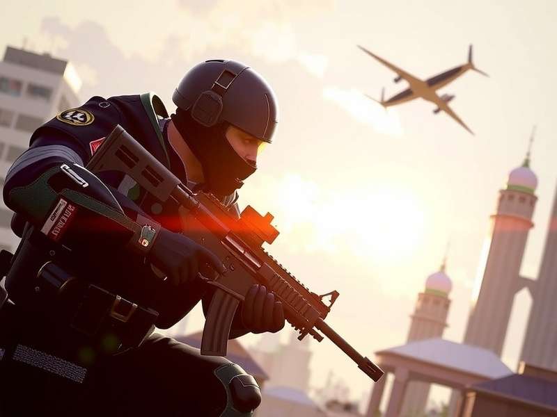 Critical Ops PC version gameplay screenshot showing intense action