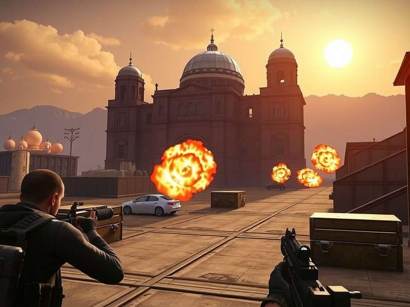 Critical Ops gameplay showcasing smooth 60fps visual fluidity