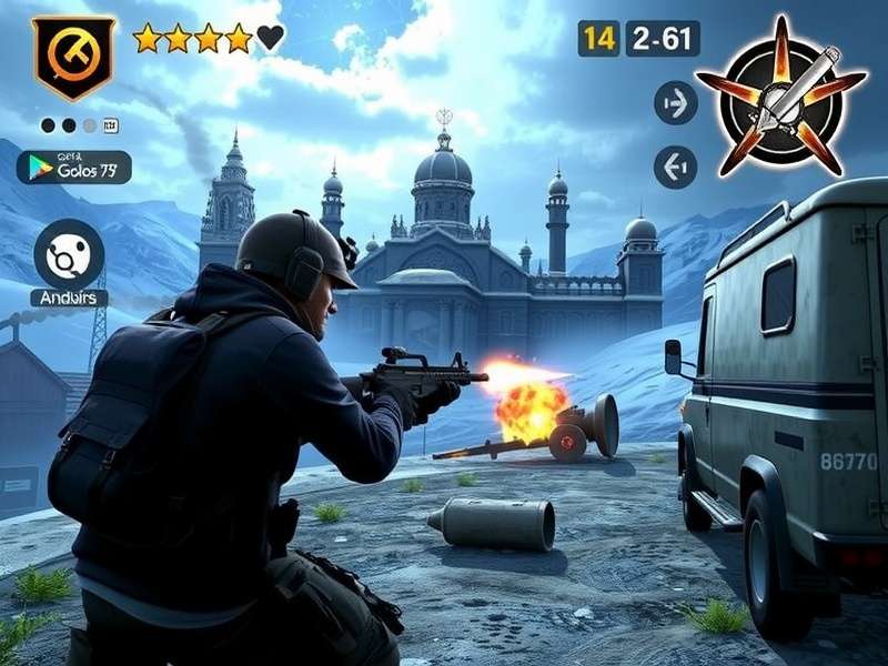 Critical Ops Beta Android gameplay on Indian mobile devices featuring gyro controls and mod apk 2025