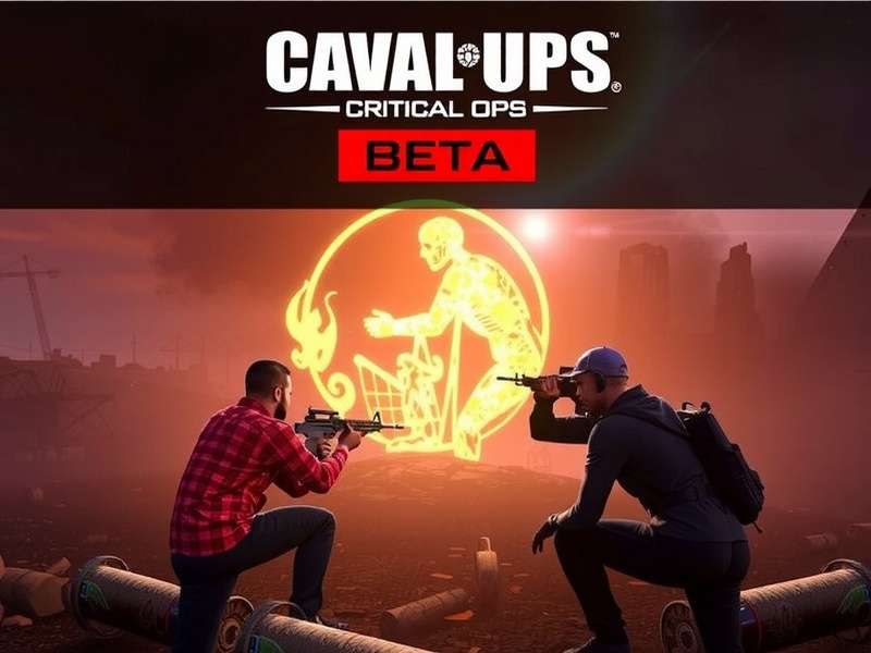 Critical Ops beta gameplay showcasing new map and HUD elements