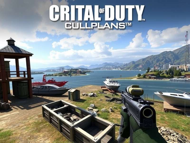 Critical Ops download Windows PC - gameplay action with crosshairs and map