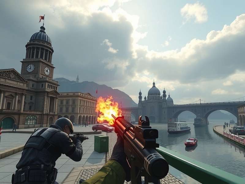 Critical Ops intense multiplayer FPS gameplay action on mobile device