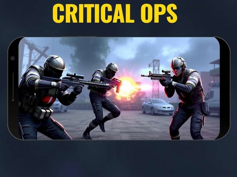 Critical Ops Mod Apk An1 gameplay action with tactical shooter interface