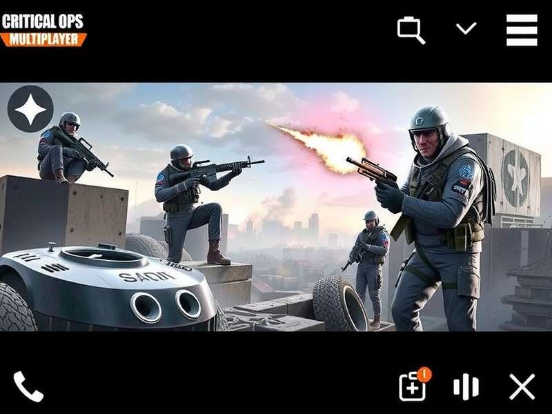 Critical Ops Multiplayer Fps Mod Apk gameplay showcase with enhanced graphics and mod features
