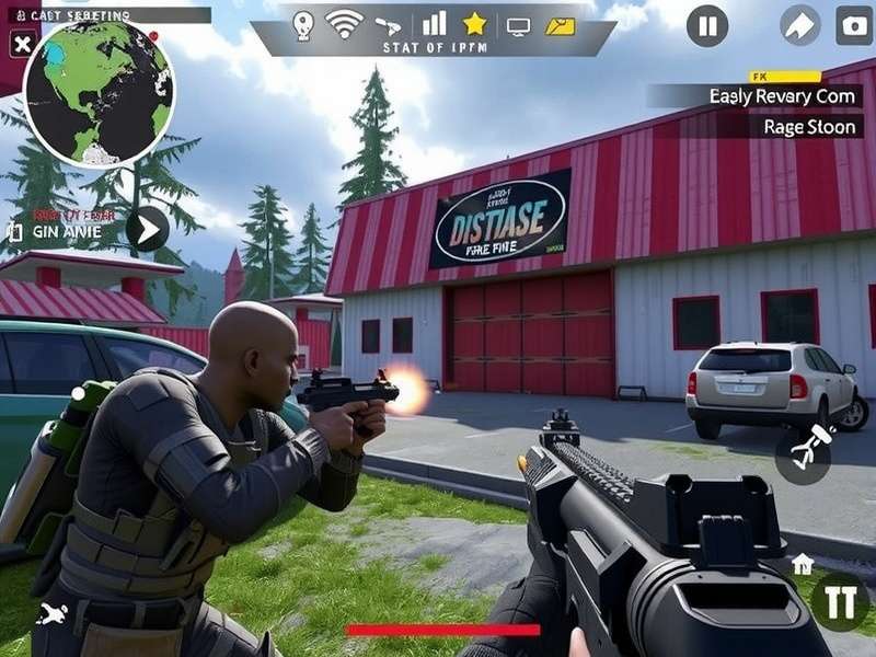 Critical Ops mobile gameplay action screenshot showing team combat on Plaza map