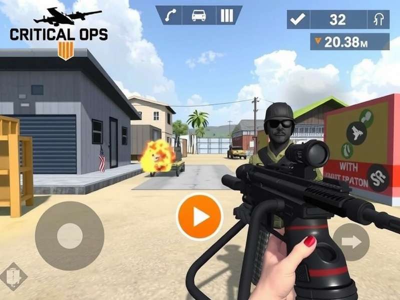 Critical Ops Android gameplay action with tactical combat on mobile