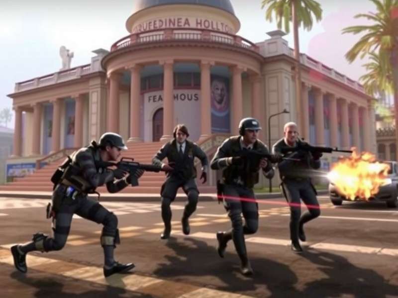Critical Ops gameplay action screenshot showing multiplayer FPS combat