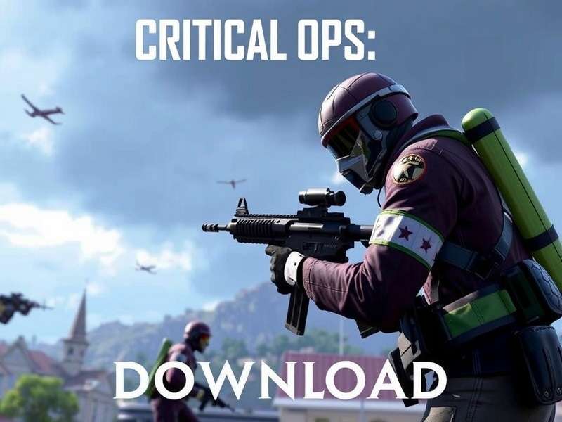 Critical Ops settings menu on mobile device showing sensitivity and controls
