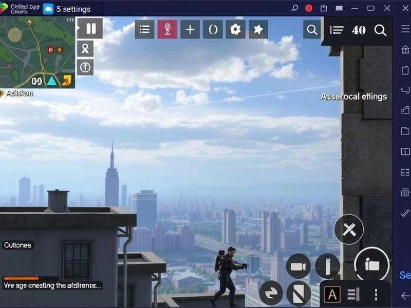 Critical Ops phone settings banner showing pro configuration layout for Indian players