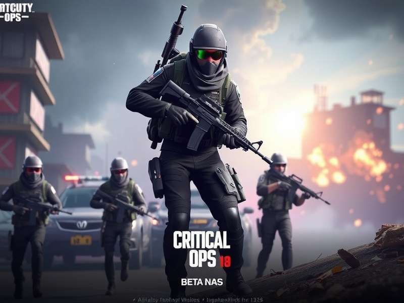 Critical Ops Beta Nas L Y Klenir - New Klenir map gameplay screenshot showing close-quarters combat arena with Indian urban inspired design